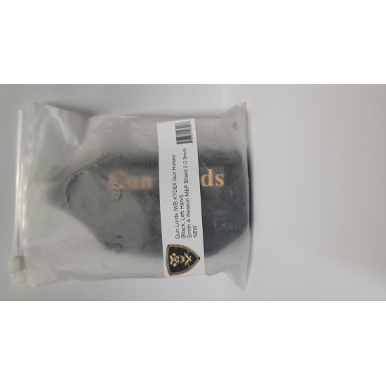 Gun Lords IWB KYDEX Gun belt clip Black Left Hand for Smith and Wesson M&P Shield 2.0 9mm