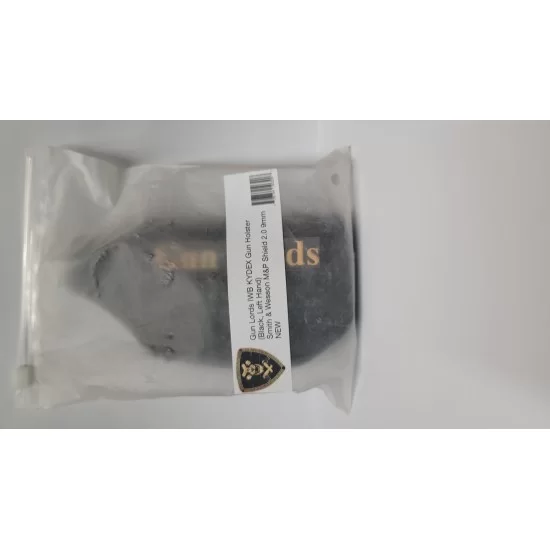 Gun Lords IWB KYDEX Gun belt clip Black Left Hand for Smith and Wesson M&P Shield 2.0 9mm